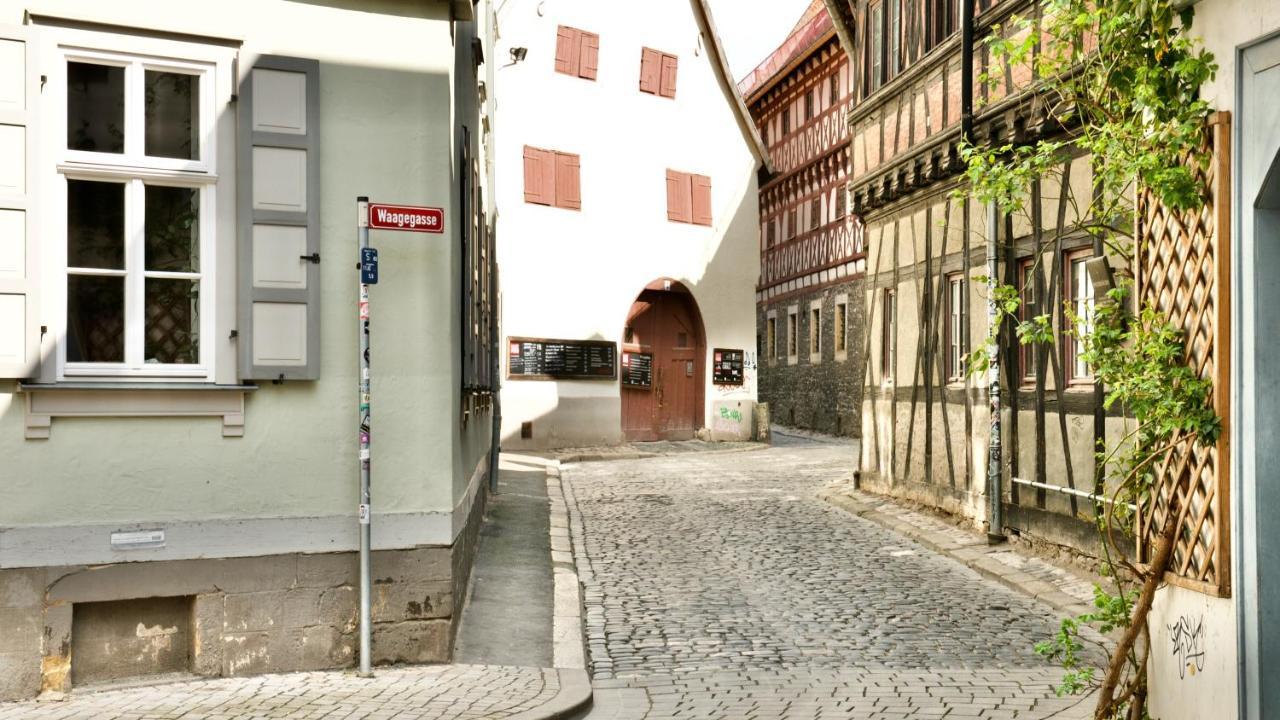 Gelber Loewe - Ferienwohnung In Der Erfurter Altstadt المظهر الخارجي الصورة